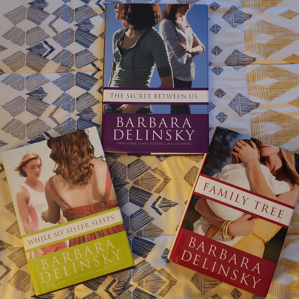 Barbara Delinsky Books Family Tree, Secret Between Us, While My Sister Sleeps